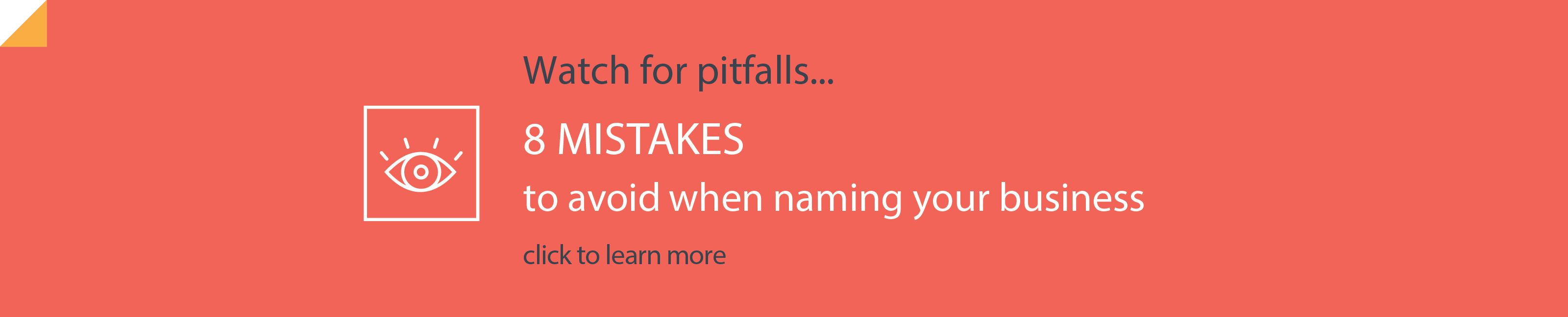 8 Mistakes to avoid when naming your business